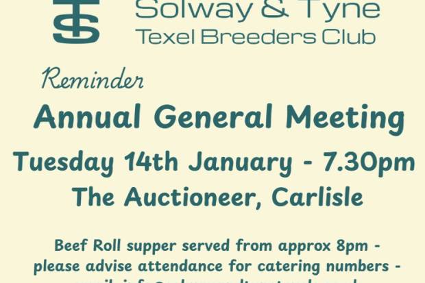 Solway & Tyne Texel Club AGM